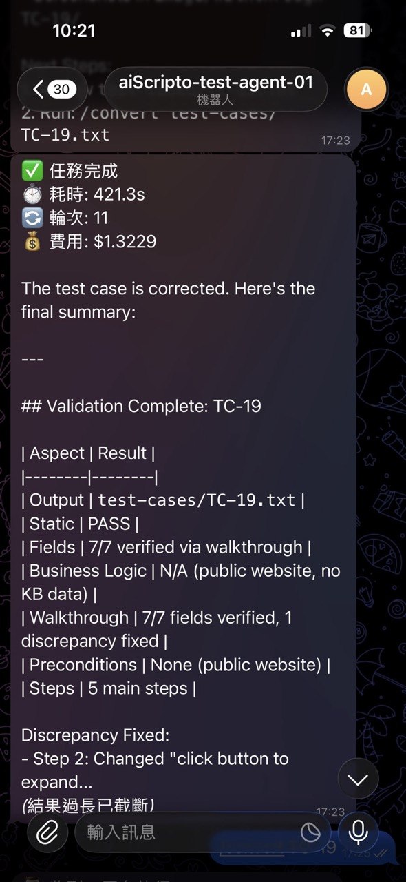 Telegram Bot - Validate Step 2